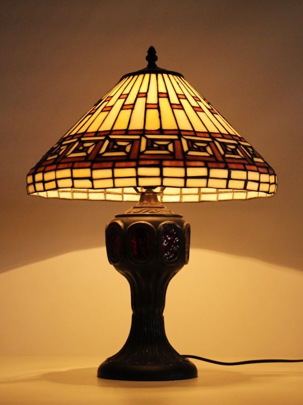 Tafellamp in Tiffanystijl